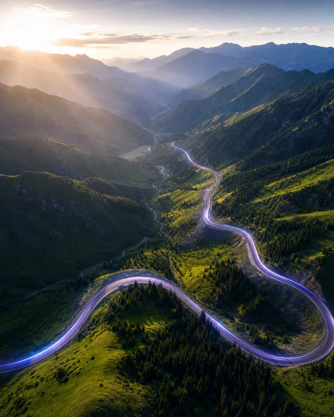 独库公路航拍