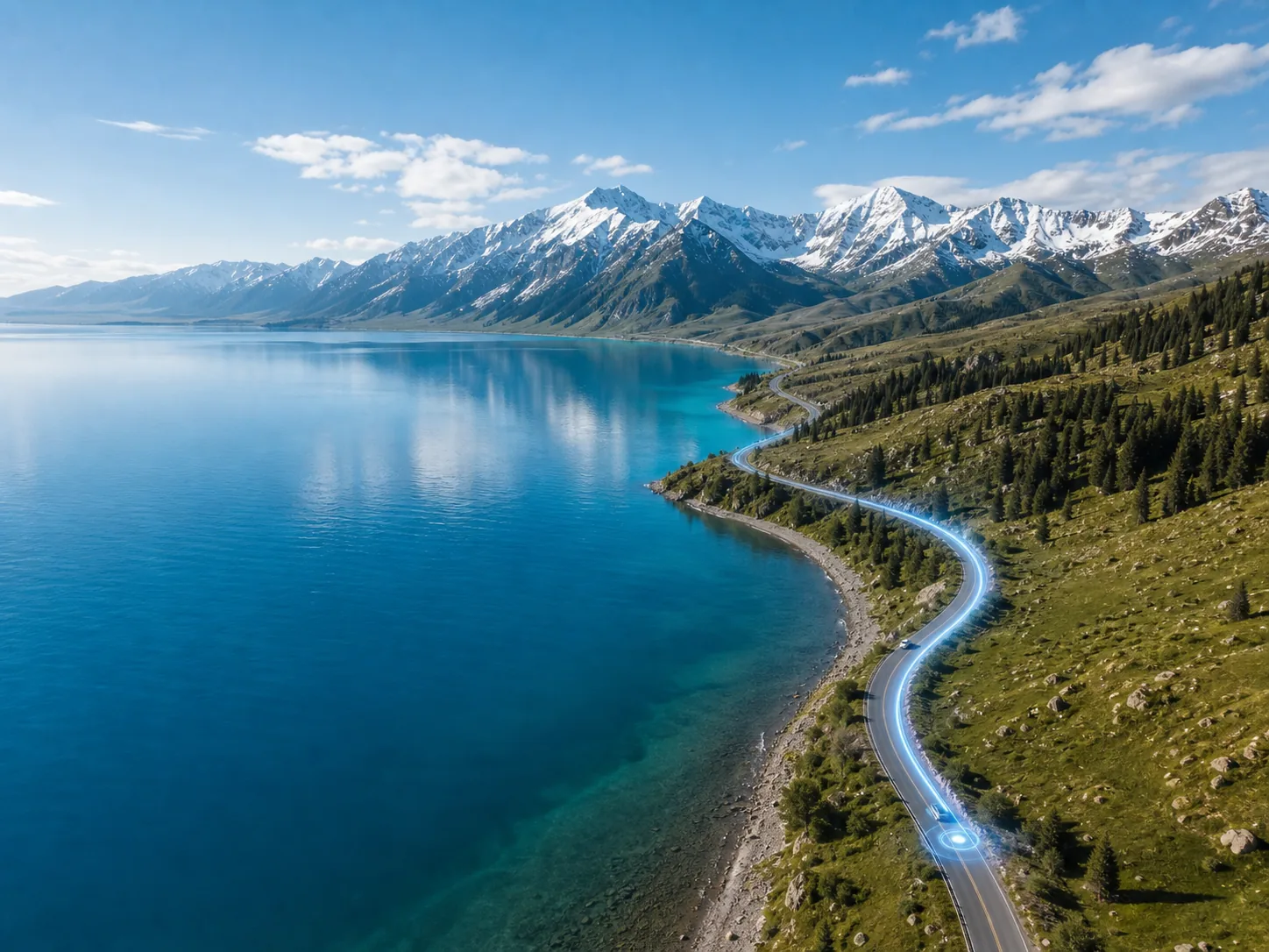 赛里木湖环湖公路
